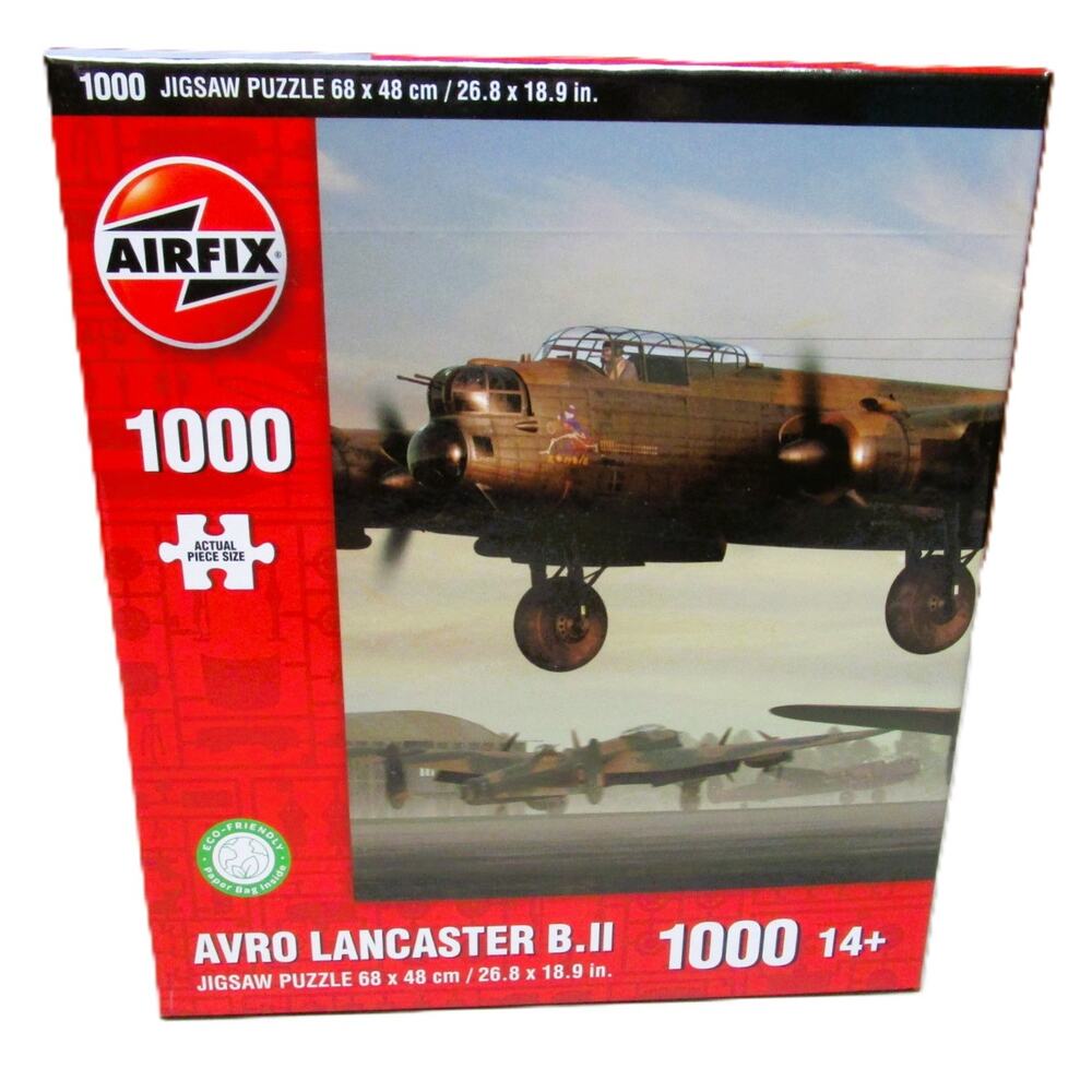 Airfix Avro Lancaster B.II 1000 Piece Jigsaw Puzzle WWII Bomber 26.8 x 18.9 ins